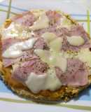 Pizza en masa de avena