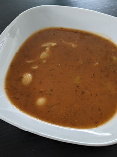 A picture of Vegetarian minestrone.