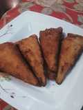 Cone style bread pakora