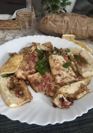 Una foto de Tofu estilo shanghay