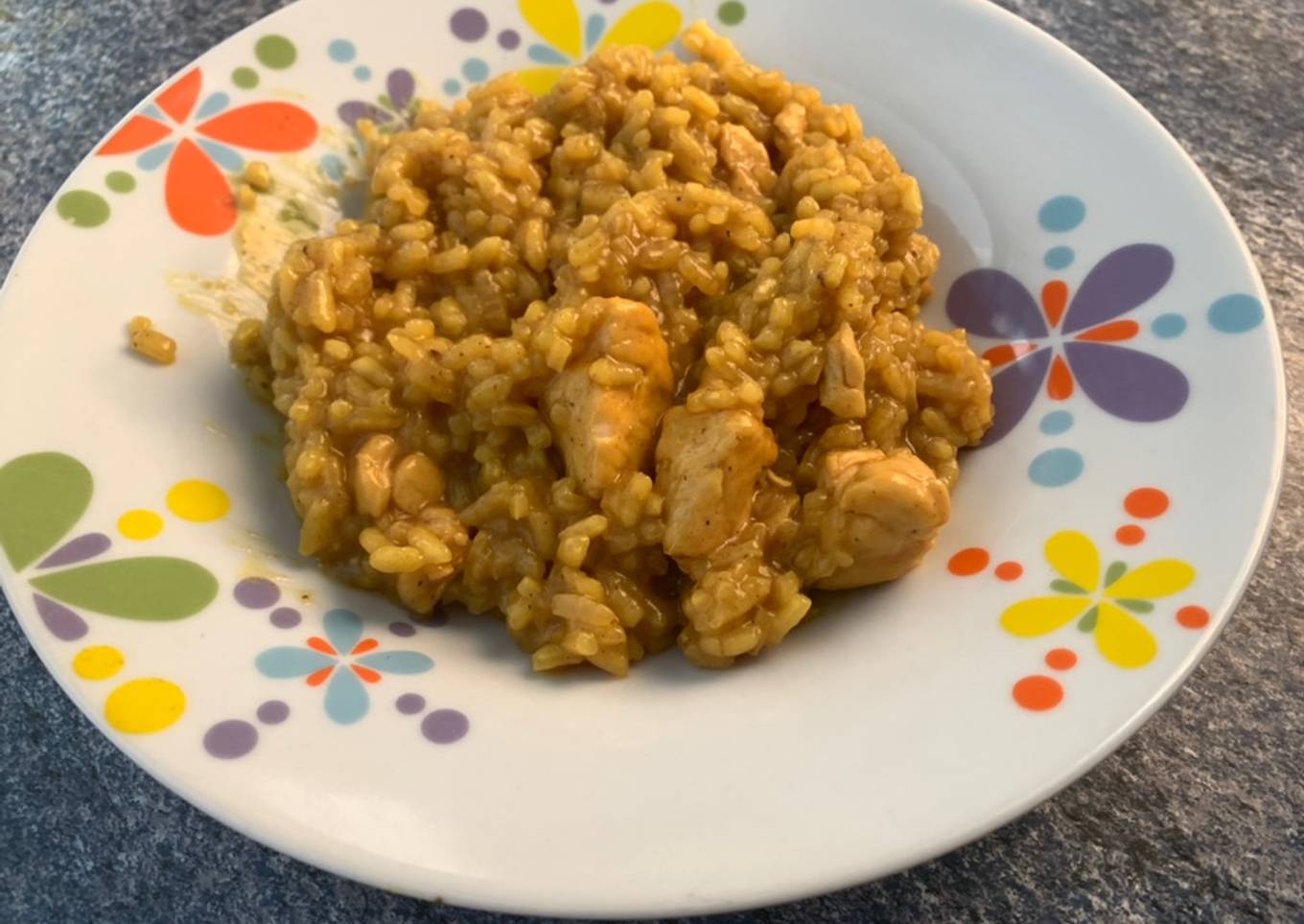 Arroz al curry