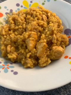 Una foto de Arroz al curry