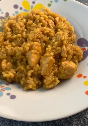 Una foto de Arroz al curry