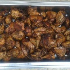 A picture of Charcoal roasted chicken #Kampala contest.