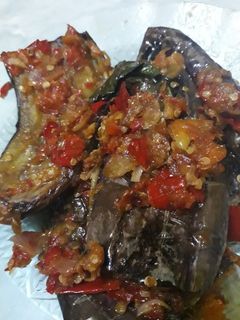 Foto resep Sambal Terong Penyet Ekstra Pedas (pakai terasi)