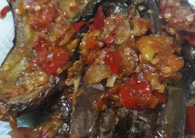 Resep Sambal Terong Penyet Ekstra Pedas Pakai Terasi Oleh Maria