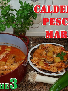 Una foto de Caldereta de pescado y marisco