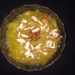 A picture of Pumpkin Kaiser Halwa.