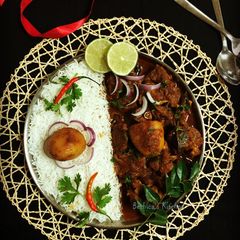 A picture of Podi Mutton Curry.