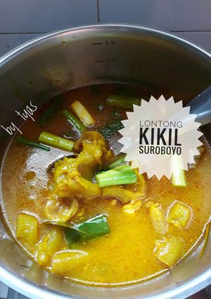 Foto resep Lontong Kikil Suroboyo