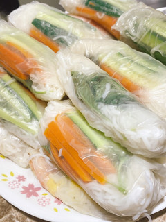 越南生春捲 的食譜成品照片