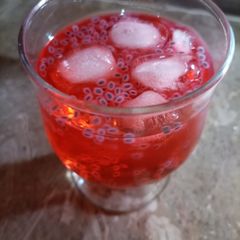 A picture of Rooh Afza With Sabja Seeds.