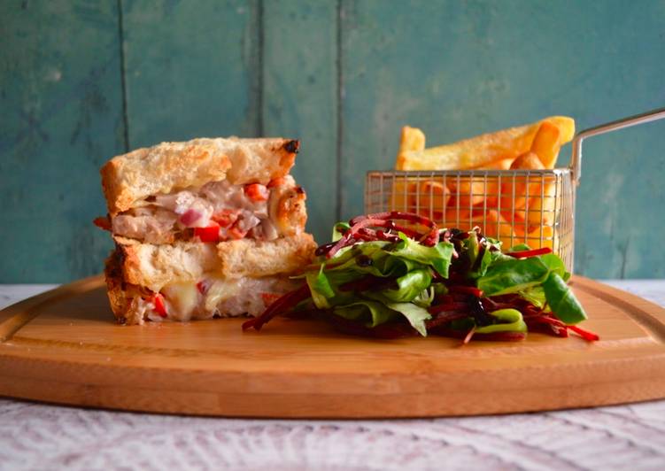 Recipe of Super Quick Homemade Tuna Melt Toastie