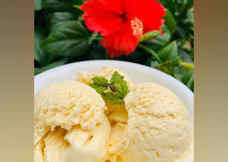 Recipe of Favorite Mango Ice cream! 🍦