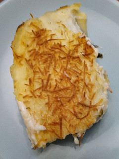 Una foto de Canelones de espinacas y manzana