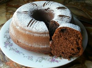 Una foto de Budín húmedo doble chocolate💜