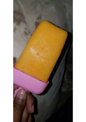 A picture of Mango popsicles.