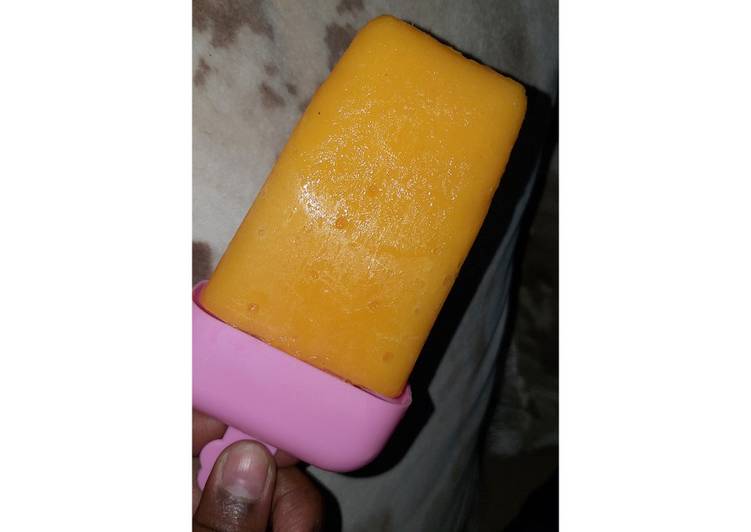 Mango popsicles