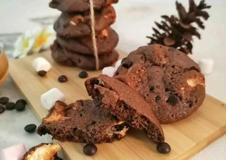 How to Prepare Tasty 95. Marshmallow Choco Cookies
