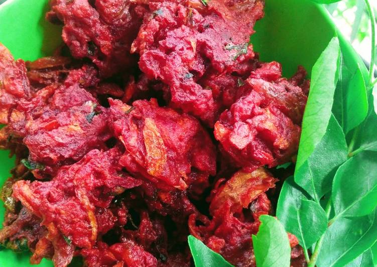 How to Prepare Quick Beetroot and carrot pakora