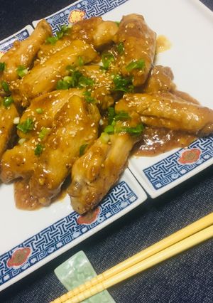 Una foto de Alitas de Pollo en Salsa Teriyaki Jp 😋