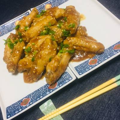 Alitas de Pollo en Salsa Teriyaki Jp ? Receta de yenit julia tajiri-  Cookpad