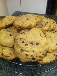 Una foto de Galletas de calabaza con chispas de chocolate