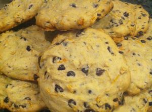 Una foto de Galletas de calabaza con chispas de chocolate