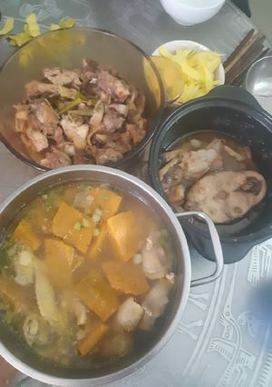 Hình của món Cơm trưa dành cho những bạn vụng nấu như mình.