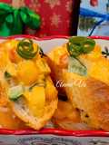 Bánh mì nướng Canape cho tiệc Giáng Sinh