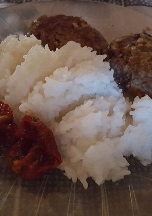 Una foto de Hamburguesa estilo japonés
