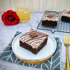 Chocolate cake ainihin hoton girkin