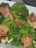 Ensalada verde con salmón