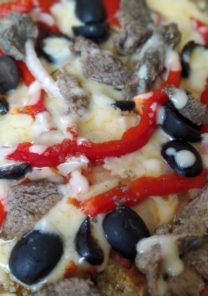 Una foto de Pizza de girasol
