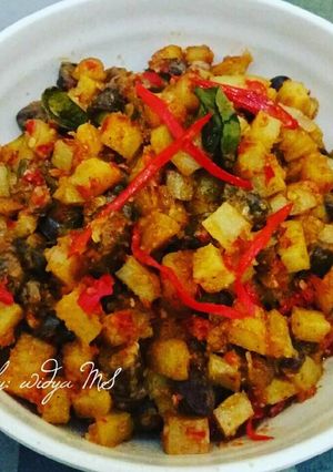 Foto resep Sambal kentang ampela