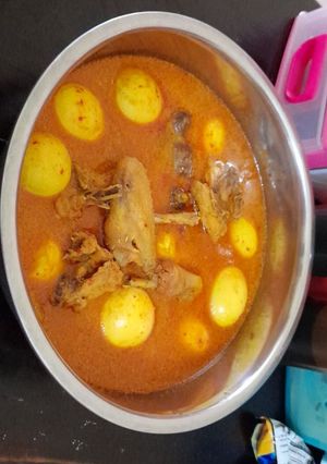 Foto resep Kari ayam+telor