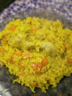 صورة لوصفة رز بالخضار والكاري