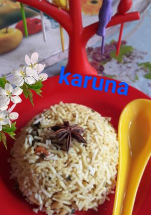 A picture of Veg biryani.