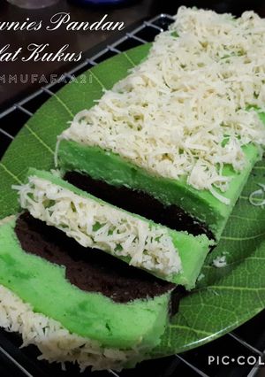 Foto resep 40. Brownies Pandan Coklat Kukus
