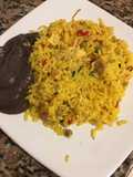 Arroz con pollo al estilo costarricense