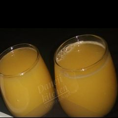 A picture of Cashew and pineapple juice.