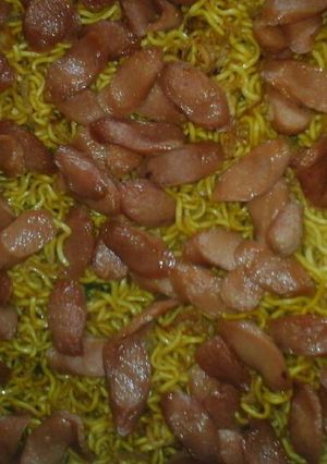 Foto resep Mie goreng sosis