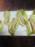Lechuga con boquerones y queso