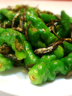 糯米椒炒魚乾 的食譜成品照片