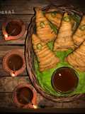 Dry cone samosa