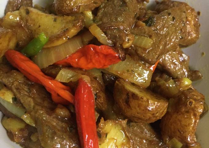 Wajib coba! Bagaimana cara bikin Daging goreng bumbu kuning yang spesial