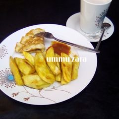 A picture of Fried potatoes.