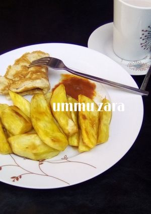 A picture of Fried potatoes.