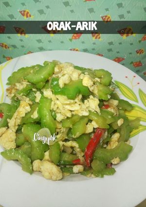 Foto resep Oseng Pare Telor