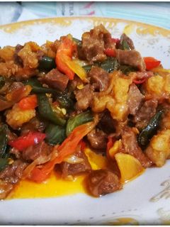 Foto resep Daging Pedas Asam Manis